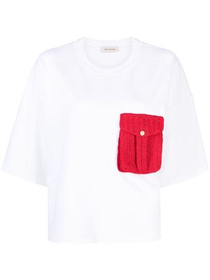 The Mannei Devos drop-shoulder T-shirt - White
