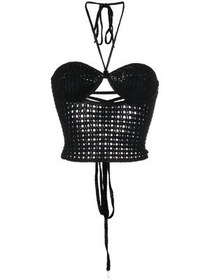 The Mannei Esla knitted corset - Black