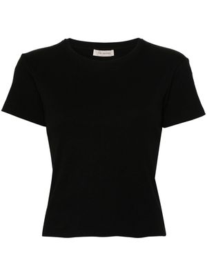 The Mannei fine-ribbed T-shirt - Black