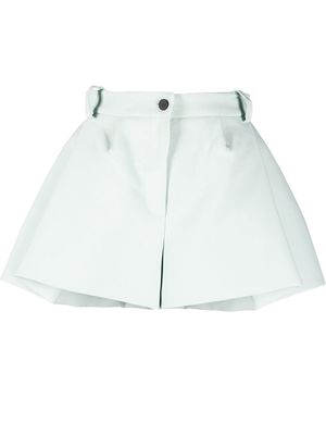 The Mannei flared tailored shorts - Green