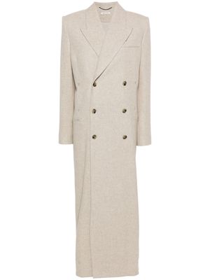 The Mannei Goteborg double-breasted coat - Neutrals