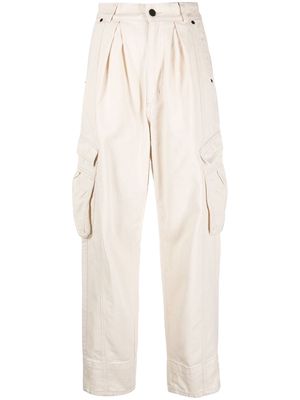 The Mannei high-rise tapered jeans - Neutrals