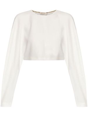 The Mannei Javier cropped top - White