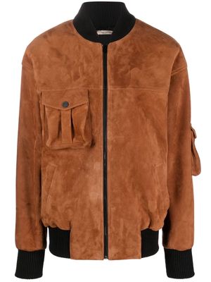 The Mannei Le Mans suede jacket - Brown