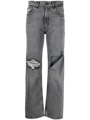 The Mannei Lisa high-rise straight-leg jeans - Grey