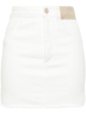 The Mannei Malmo denim miniskirt - White