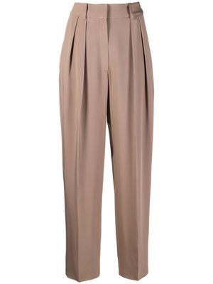 The Mannei 'Nausa' high-waist pants - Brown
