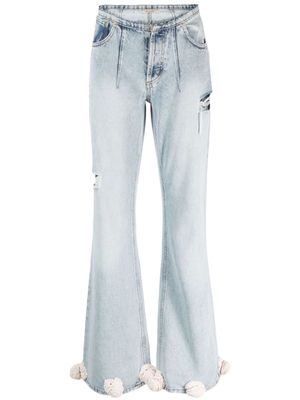 The Mannei Nula high-rise flared jeans - Blue