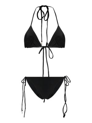 The Mannei Omalo triangle-cup bikini - Black