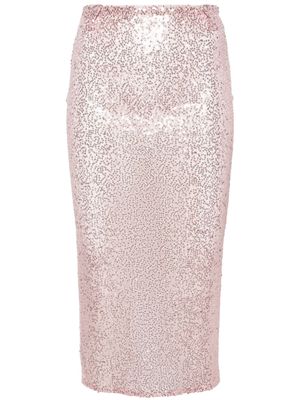 The Mannei Ouru sequined midi skirt - Pink