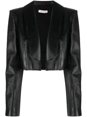 The Mannei Ramana leather blazer - Black