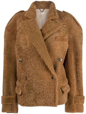The Mannei Rioni double-breasted jacket - Brown