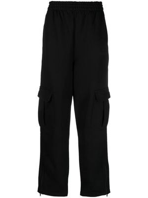 The Mannei Shahra cargo-pocket flared trousers - Black