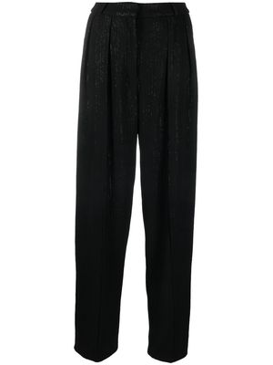The Mannei 'Terras' straight-leg trousers - Black