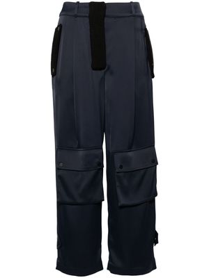The Mannei Umea pleated cargo trousers - Blue