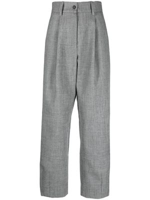 The Mannei wide-leg tailored trousers - Grey