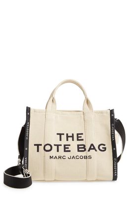 The Marc Jacobs The Jacquard Medium Tote Bag in Warm Sand