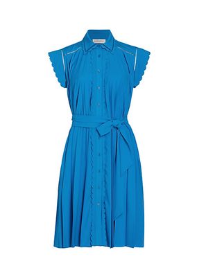 The Marlowe Embroidered Midi-Shirtdress