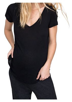 The Maternity Fitted Vee T-Shirt
