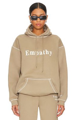 The Mayfair Group Emphathy Always Hoodie in Tan