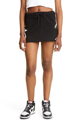 THE MAYFAIR GROUP Icon Cotton Miniskirt in Black