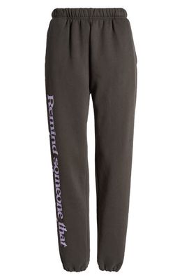 THE MAYFAIR GROUP Somebody Loves You Fleece Joggers in Charcoal