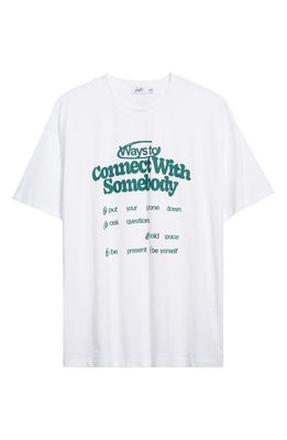 THE MAYFAIR GROUP Ways to Connect Graphic Tee in Ivory