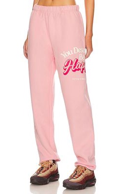 The Mayfair Group You Deserve It Sweatpants in Rose