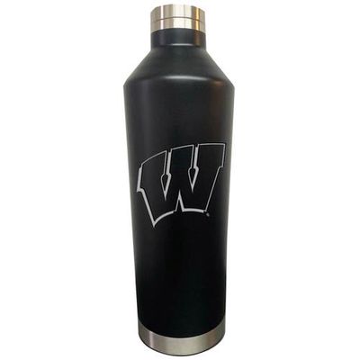 THE MEMORY COMPANY Black Wisconsin Badgers 26oz. Primary Logo Water Bottle