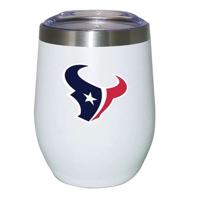 THE MEMORY COMPANY Houston Texans 12oz. Logo Stemless Tumbler in White
