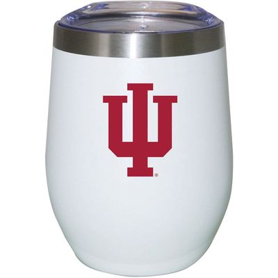 THE MEMORY COMPANY Indiana Hoosiers 12oz. Logo Stemless Tumbler in White