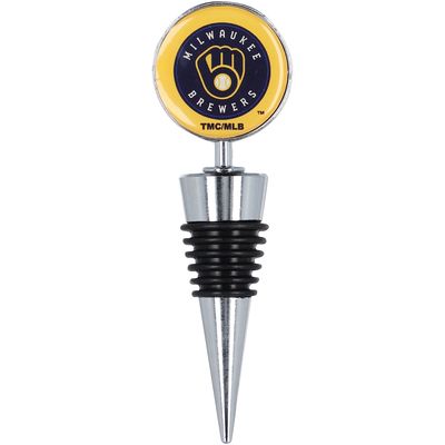 The Memory Company Milwaukee Brewers Stainless Steel Wine Stopper