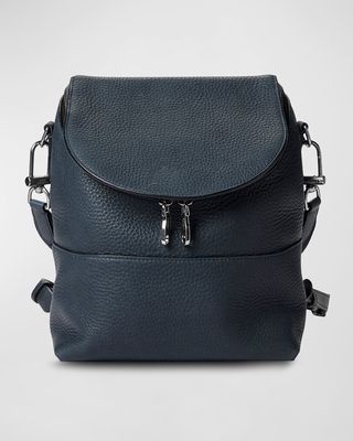 The Mini Pocket Leather Backpack