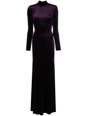 The New Arrivals Ilkyaz Ozel Emmanuelle cut-out maxi dress - Purple