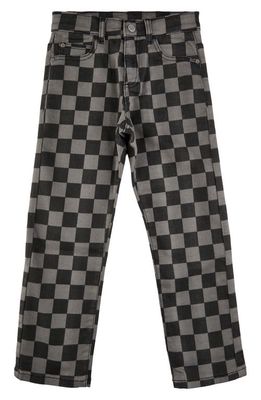 THE NEW Kids' Haden Checkerboard Loose Fit Jeans in Phantom