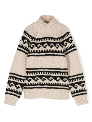 THE NEW SOCIETY Andy high-neck jumper - Neutrals