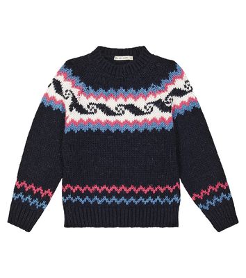 The New Society Andy jacquard wool-blend sweater
