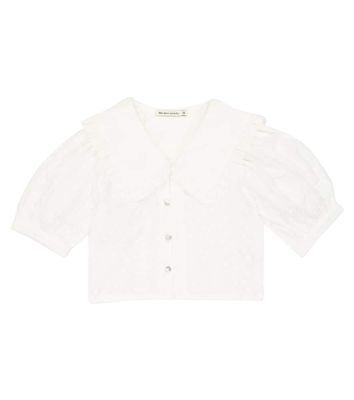 The New Society Antonella embroidered cotton blouse
