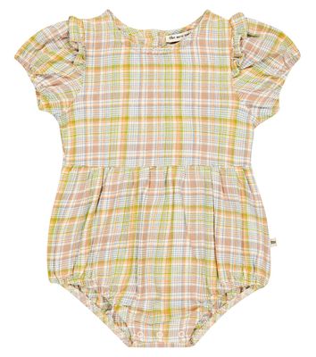 The New Society Baby Constanza checked bodysuit