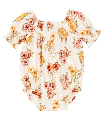 The New Society Baby Palermo linen and cotton bodysuit