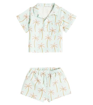 The New Society Baby Palm Spring shirt and shorts set