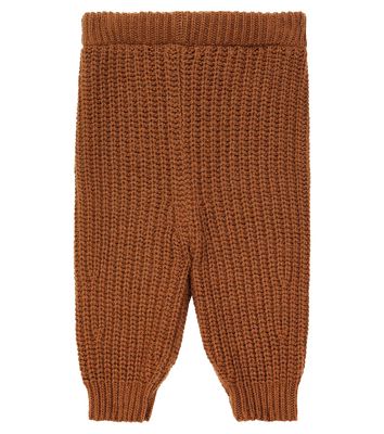 The New Society Baby ribbed-knit sweatpants