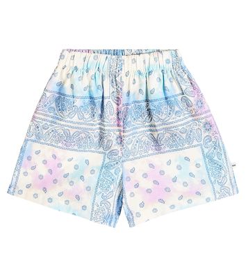 The New Society Downtown printed cotton shorts