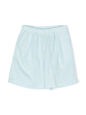 THE NEW SOCIETY elasticated cotton shorts - Blue