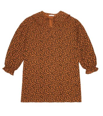 The New Society Federica leopard-print cotton dress