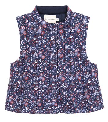 The New Society Felicity floral cotton vest