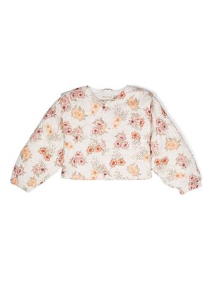 THE NEW SOCIETY Fiorentina all-over floral-print jacket - Neutrals