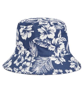 The New Society Floral cotton bucket hat