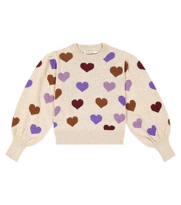 The New Society Hearts intarsia wool-blend sweater