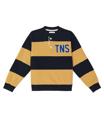 The New Society Isaac paneled jersey sweatshirt